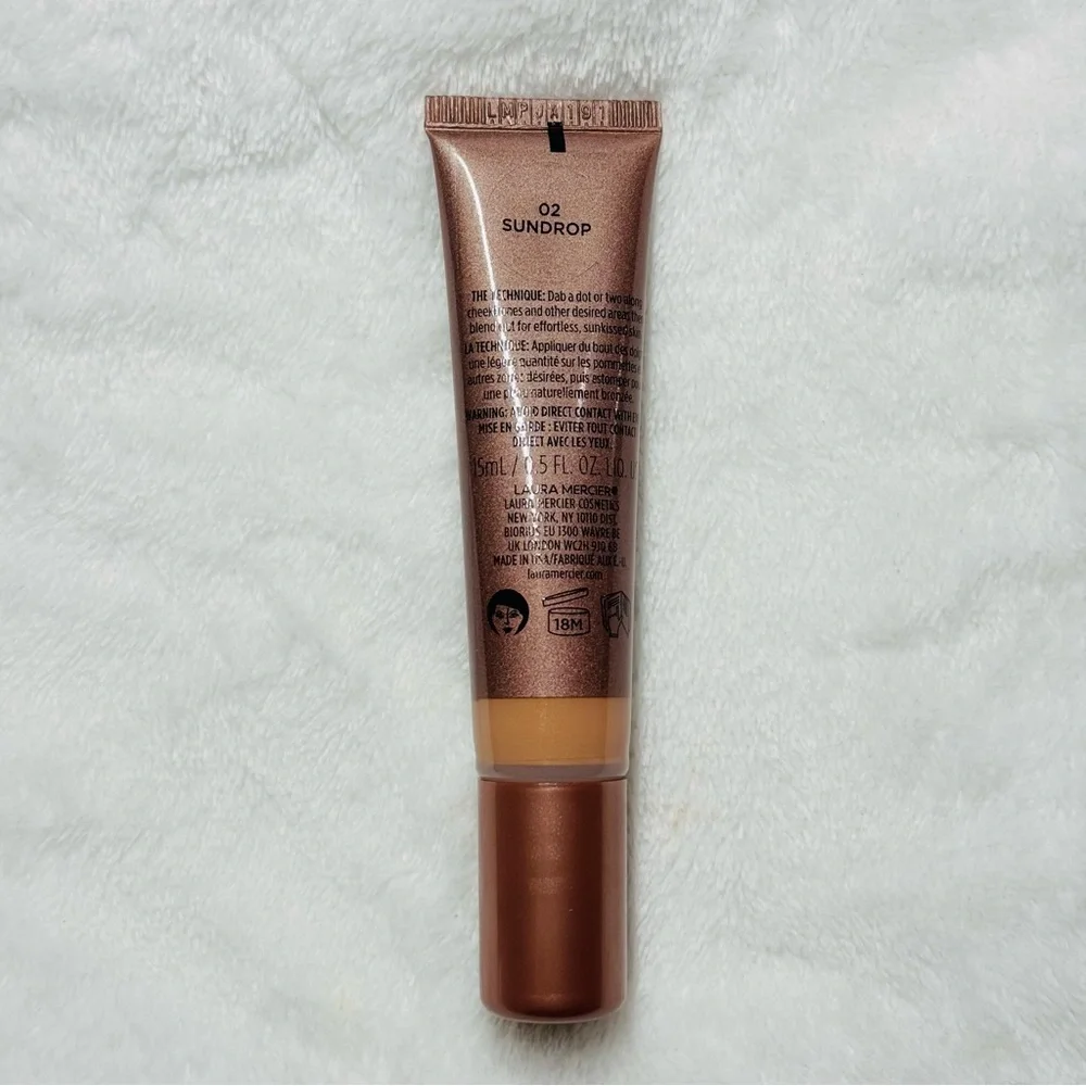 Laura Mercier Tinted Moisturizer Sheer Cream Bronzer - 02 Sundrop - NIB